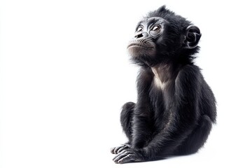 Fototapeta premium Bonobo Baby Gazing Upward