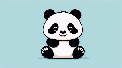 Funny panda, cute bear, funny animal