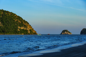 Sam Roi Yot Beach in Thailand sunset mood