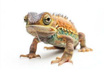 Obraz premium Vibrant colors of a small lizard