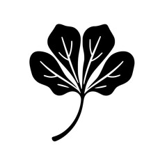 Monochrome Botanical Leaf Illustration: Simple, Elegant Nature Design. Perfect for minimalist home decor, branding, and nature-inspired projects.