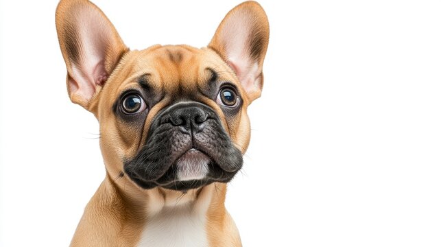 Adorable French Bulldog with Cute Face and Expressive Eyes