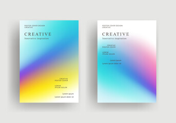Abstract gradient poster template. Modern Covers Design. fluid gradient background design. Trendy front page design for Banner, Poster, Flyer, Invitation and Annual Report
