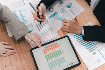 Team collaboration strategy indoor office meeting view