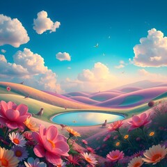 Vibrant Surreal Dreamscapes