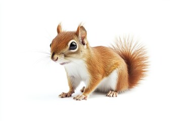 Obraz premium Adorable Red Squirrel Posing