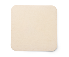 Cardboard glass holder isolated on transparent background