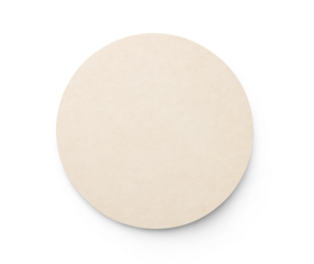 Cardboard glass holder isolated on transparent background