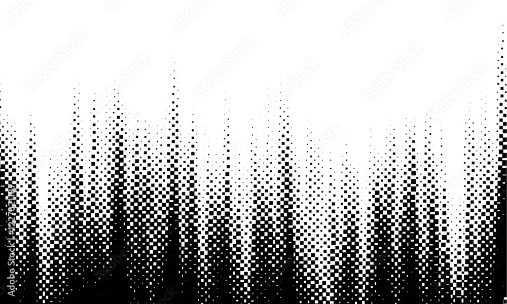 Poster this is an abstract black and white halftone texture that conveys a striking aesthetic