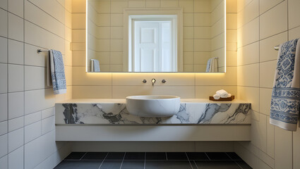 modern bathroom in a bathroom