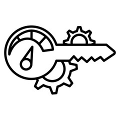 key performance indicators Icon
