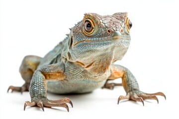 Fototapeta premium Close-up of a vibrant lizard