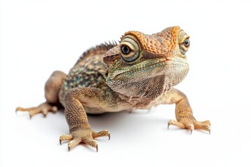 Obraz premium Close-up of a curious reptile.