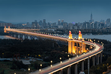 Fototapeta premium The Nanjing Yangtze River Bridge