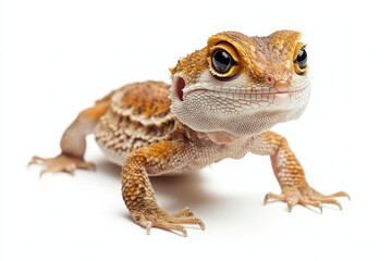 Fototapeta premium Adorable baby bearded dragon lizard