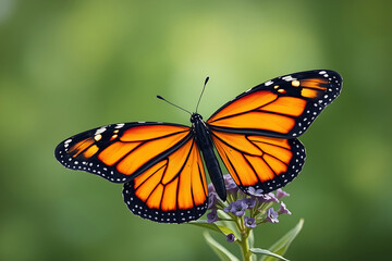 Fototapeta premium Butterfly on a flower