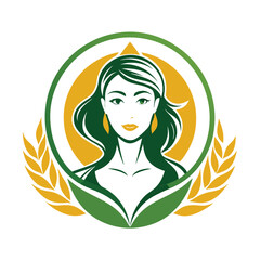 Women logo design template.