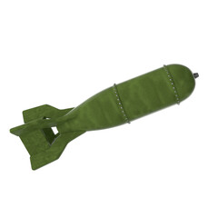 Heavy military aircraft high power weapon missile bomb explosion ordnance 3d realistic 