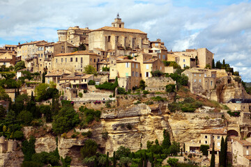 Gordes, the artists village in Provence region, France