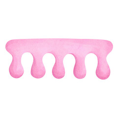 watercolor nail toe separator