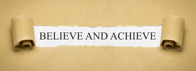 Believe and Achieve