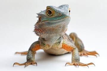 Fototapeta premium Close-up of a vibrant lizard