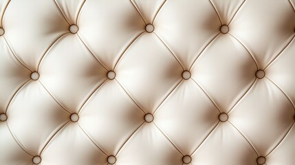 Textured beige upholstery with tufted pattern and button detailing.