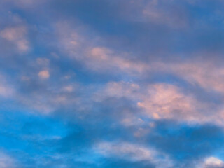 Stormy Winter Clouds at Sunrise on a January Morning