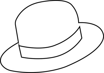 Cowboy hat icon.west illustration sign collection.Uncle Hat Cut File, Daddy's Hat Stencil, Rodeo Vector, Howdy Clipart.Texas symbol or logo.Cowboy hat icon in silhouette style vector art illustration.