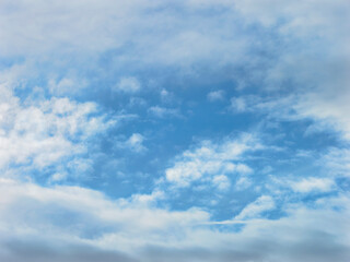 Light Cumulous Clouds on a May Morning