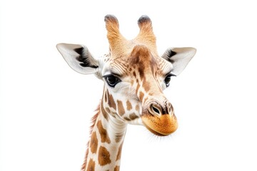 Obraz premium Close-up of a Giraffe's Face