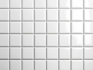 White ceramic tile wall background clean and smooth for interior design and decoration projects
