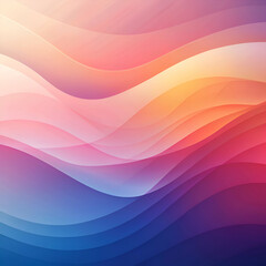 Abstract Wave Pattern with Vibrant Gradient Colors