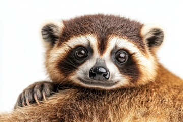 Adorable Raccoon Close-Up