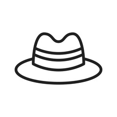 Hat icon vector image. Suitable for mobile apps, web apps and print media.