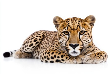 Obraz premium Magnificent cheetah resting peacefully.