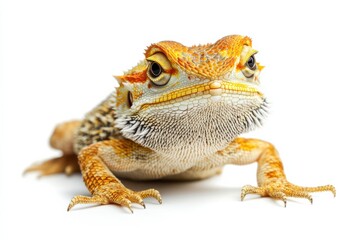 Fototapeta premium Close-up of a vibrant bearded dragon.