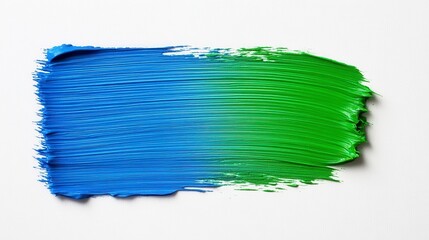 Abstract Blue and Green Paint Strokes Texture