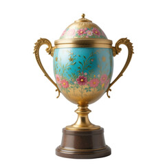 Beautiful and Attractive Egg Hunt Trophy isolated on white background