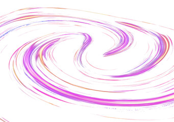 Big data traffic visualization, dynamic high speed data streaming traffic. Neon color glowing lines background, high-speed light trails effect. Purple glowing wave swirl, impulse cable lines.