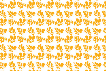 Seamless floral and butterfly pattern for decorative wallpaper and textile design