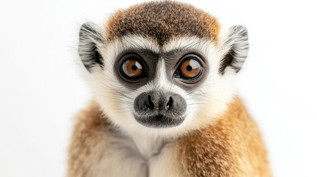 Close-up portrait of a Zau&scaron;'s Monkey