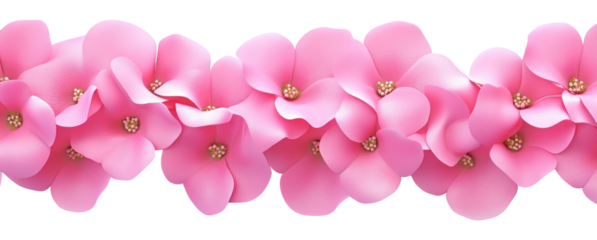 PNG Pink flowers petal accessories arrangement.