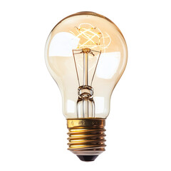 isolated light bulb - concept of electricity