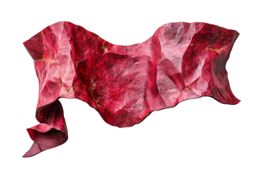 red stone texture ribbon banner