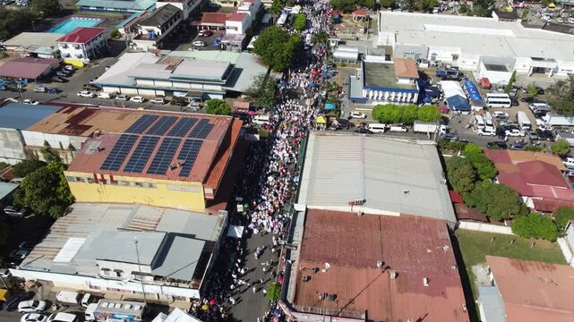 las tablas, mil polleras