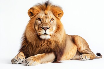 Fototapeta premium Majestic Male Lion Resting