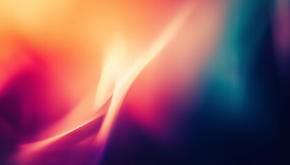 Soft Abstract Gradient with Warm Light Streaks and Prism Effect for Modern Background or Visual Art Design
