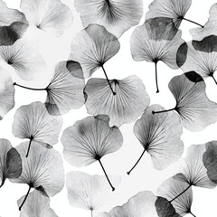 Ginkgo tree leaves