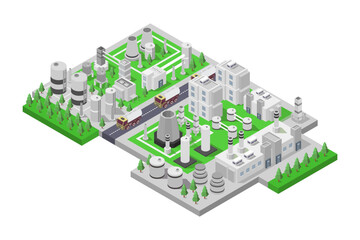 Carbon capture storage isometric